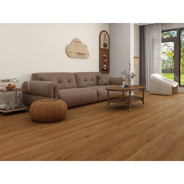 GUOYA Butterscotch Oak 5mm x 9W x 60L 20MIL Waterproof Luxury Vinyl Plank Flooring (22.5 sq.ft./Case)