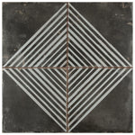 Load image into Gallery viewer, Merola Tile Kings Rombos 17-5/8 inch x 17-5/8 inch Ceramic Floor and Wall Tile (11.02 sq. ft./Case) – Glazed Encaustic-Inspired Finish
