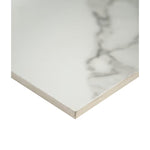 Load image into Gallery viewer, MSI Aviva Bianco Porcelain Tile 16 inch x 32 inch Polished Large Format Marble Look Glossy Finish