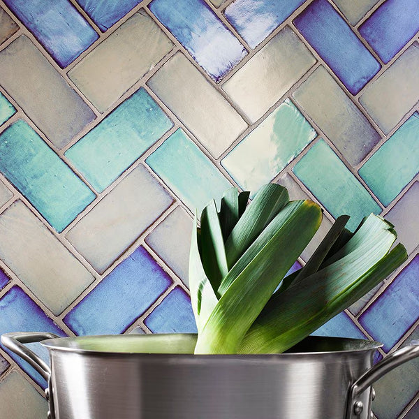 Merola Tile Antic Special Pergamon Ceramic Wall Tile 0.38 inch Thick 3 inch Wide 4 sq. ft. per Case – Glazed Handmade Subway Finish
