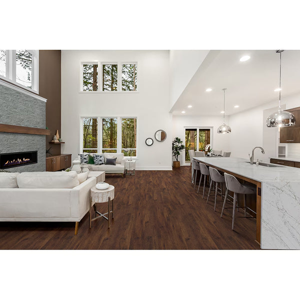 MSI Stone ULC Woodland Antique Mahogany 7.13-inch x 48.03-inch Luxury Vinyl Plank Flooring (23.77 sq. ft. / case)