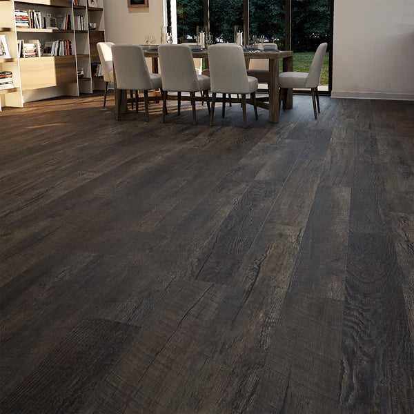 Lifeproof Dark Oak 7mm x 8.7 in. W x 59.4 in. L 22MIL Click Lock Waterproof Luxury Vinyl Plank Flooring (25 sq.ft./case)