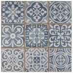 Load image into Gallery viewer, Merola Tile Sample Faenza Azul 6 inch x 6 inch Ceramic Floor and Wall Tile