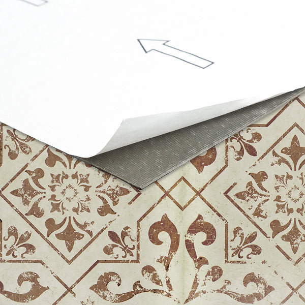 Retro Self Adhesive 12" x 12" x 1.5mm Luxury Vinyl Tile