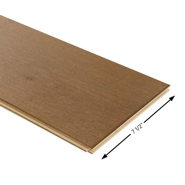 Malibu Wide Plank Maple Cardiff 1/2-inch x 7-1/2-inch Engineered Hardwood Flooring (23.31 sq.ft./case, Wirebrushed, Matte Finish, Light Brown Maple)