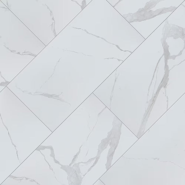 MSI Stone ULC Ader Tegal Porcelain Tile 0.37 inch Thick 12 inch x 24 inch 16 sq ft/case Matte Marble Look