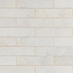 Load image into Gallery viewer, Ivy Hill Tile Mandalay White 2.95 inch x 11.81 inch Polished Ceramic Wall Tile 0.34 inch Thick 5.38 sq ft/case Textured Polished Finish