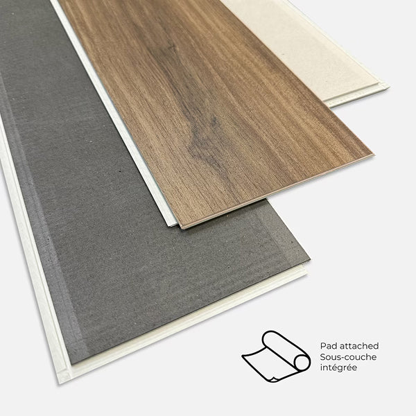 Quickstyle Prati 5.5 mm x 5-inch x 30-inch Herringbone Vinyl Plank Flooring (20.18 sq. ft./case)