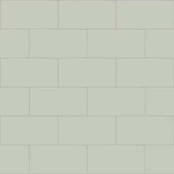 Anatolia Soho Soft Sage Glossy 3 inch x 6 inch Glossy Pressed Glazed Ceramic Tile – 10.66 Sq. Ft. Coverage per Case
