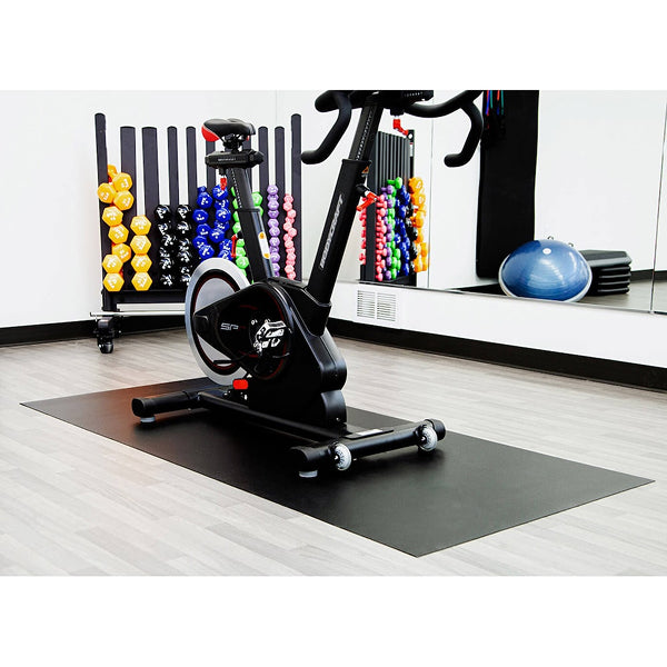 G-Floor Midnight Black 36 inch x 84 inch Equipment Mat – Heavy-Duty Waterproof Exercise Equipment Floor Protector