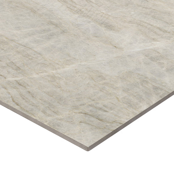 Anatolia Taj Mahal Porcelain Tile 0.34 inch Thickness 24 inch Width 15.5 sq. ft. Coverage Polished Rectified Marble Look
