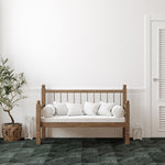 Charger l'image dans la visionneuse de galerie, Merola Tile Renaissance Emerald Porcelain Tile 0.35 inch Thick 7.88 inch x 7.88 inch 6.3 sq. ft./Case Matte Marble Look Floor and Wall Tile