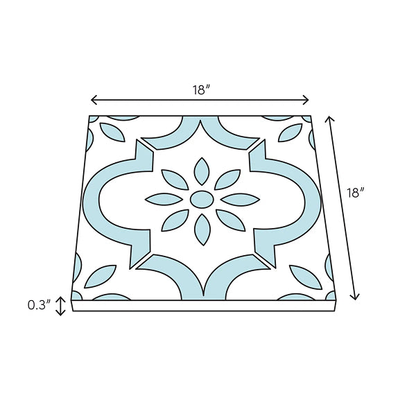 Remington 18" x 18" Ceramic Tile