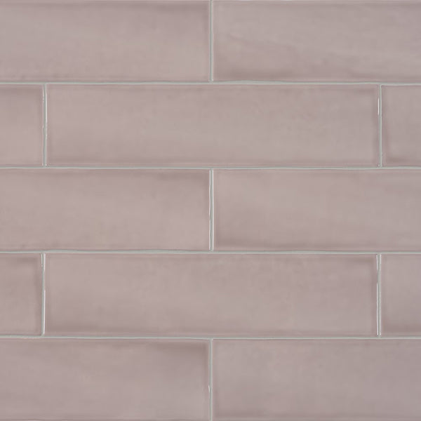 Anatolia Teramoda Petal 3 inch x 12 inch Glossy Pressed Glazed Ceramic Wall Tile 0.35 inch Thick 10.66 sq ft/case Textured Finish
