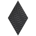 Load image into Gallery viewer, Merola Tile Rhombus Black 5-1/2-inch x 9-1/2-inch Semi-Gloss Porcelain Floor and Wall Tile (11.68 sq. ft. / case)