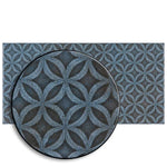 Load image into Gallery viewer, Merola Tile Camden Decor Azurro 4 inch x 8 inch Ceramic Wall Tile 0.29 inch Thick 11.5 sq ft/case Glossy Undulated Finish