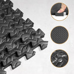Load image into Gallery viewer, CAP Barbell 24 inch x 24 inch x 1/2 inch Multi-Use Interlocking Puzzle Exercise Mat – 12 Piece EVA Foam Gym Flooring Set Covering 48 sq. ft.