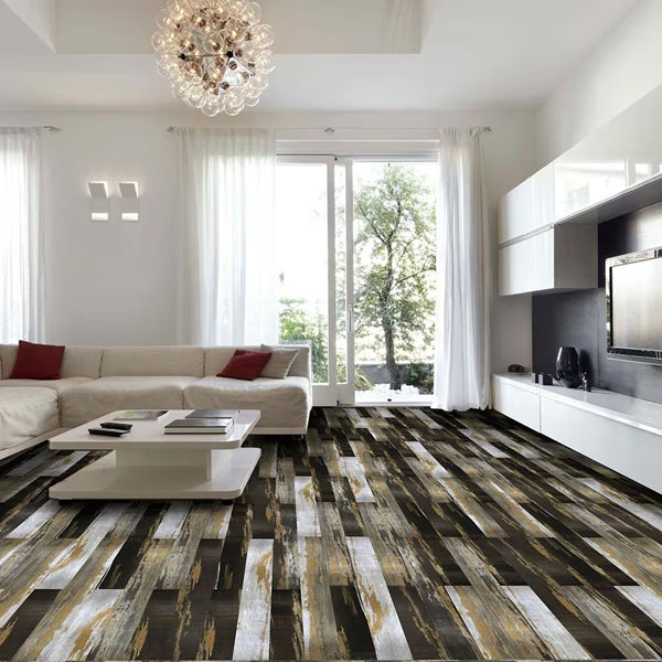 Deco Products COLORS Floor-Wall Old Desert Bronze Aged 6-inch x 36-inch Vinyl Plank (30 sq. ft./case)