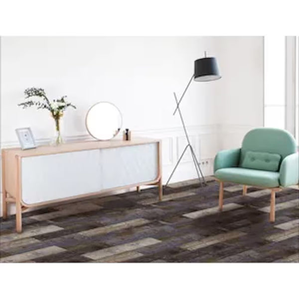 Deco Products COLORS Floor and Wall Samba Aged 6-inch x 36-inch Luxury Vinyl Plank (30 sq.ft./Case)