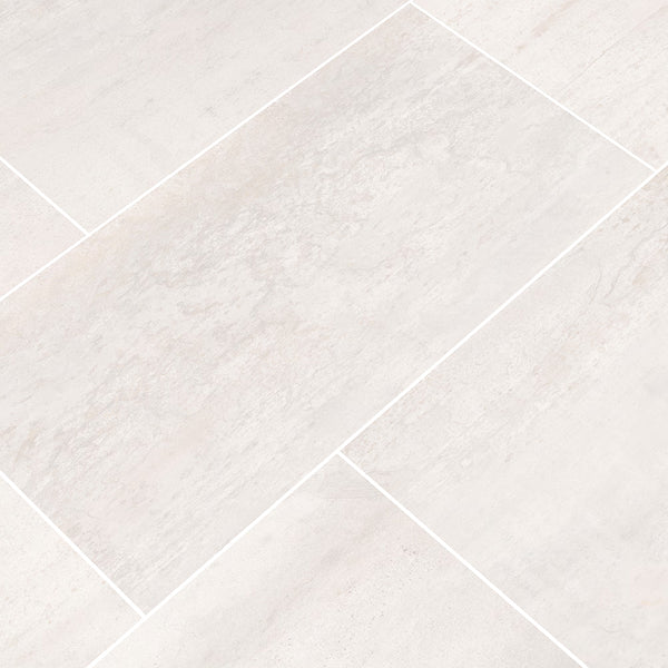 MSI Stone ULC Metallic Blanche 24 inch x 48 inch Matte Porcelain Stone Look Floor and Wall Tile 16 sq ft per Case
