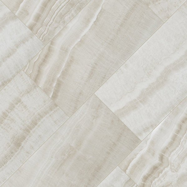 MSI Stone ULC Matrix Calcite Porcelain Tile 12 inch x 24 inch Polished Finish 0.38 inch Thickness Floor and Wall Tile