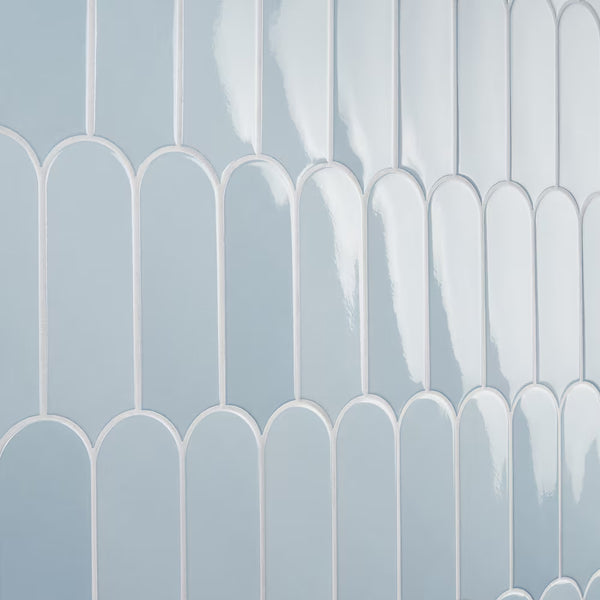Ivy Hill Tile Aerial Blue 2.83 inch x 7.67 inch Polished Ceramic Wall Tile – 5.15 Sq. Ft. Coverage per Case