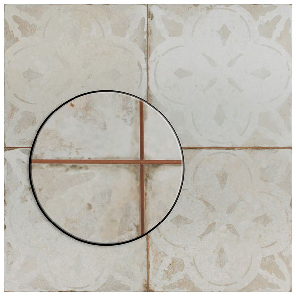 Merola Tile Kings Aurora Encaustic Ceramic Floor & Wall Tile 0.39 inch Thick 17.63 inch Wide 10.95 sq. ft. per Case – Glazed Low Sheen Textured Finish