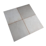 Load image into Gallery viewer, Merola Tile Kings Clay Checker Silver Ceramic Floor and Wall Tile 0.37 inch Thick 17.63 inch Wide 10.95 sq. ft. per Case – Low Sheen Vintage Finish