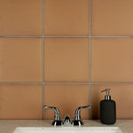 Charger l'image dans la visionneuse de galerie, Merola Tile Quarry Natural 9.63 inch x 9.63 inch Ceramic Floor and Wall Tile 10.72 sq ft/case – Matte Textured Finish