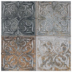 Charger l'image dans la visionneuse de galerie, Merola Tile Antigua Lis Mix Porcelain Wall Tile 0.38 inch Thick x 13 inch Wide – 10.76 sq. ft. Coverage – Glazed Mixed Finish