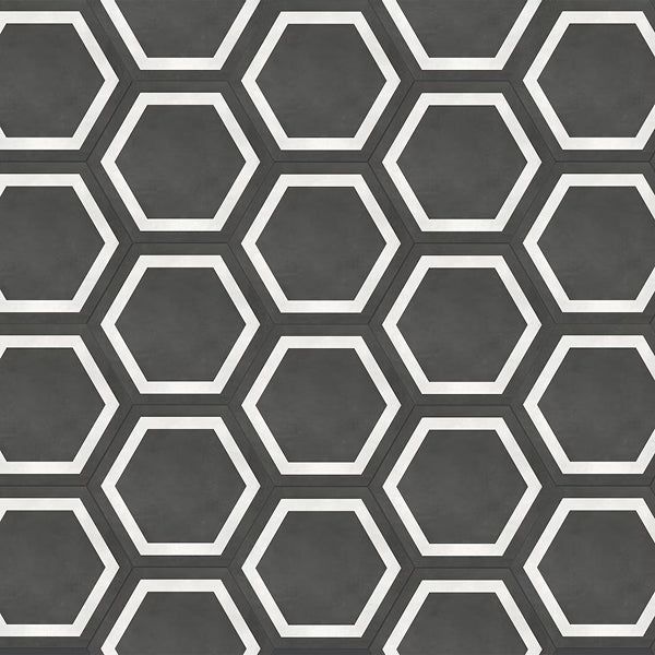 Anatolia Artisano Onix Hexagon Frame Porcelain Floor & Wall Tile 0.35 inch Thick x 6.89 inch Wide – 2.8 sq. ft./Case, High Definition Matte Finish