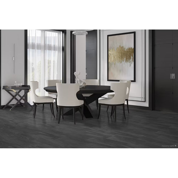 Anatolia Fragment Graphite Porcelain Tile 0.35 inch Thickness 12 inch Width 16 sq. ft. Coverage Glossy Stone Look Floor and Wall Tile