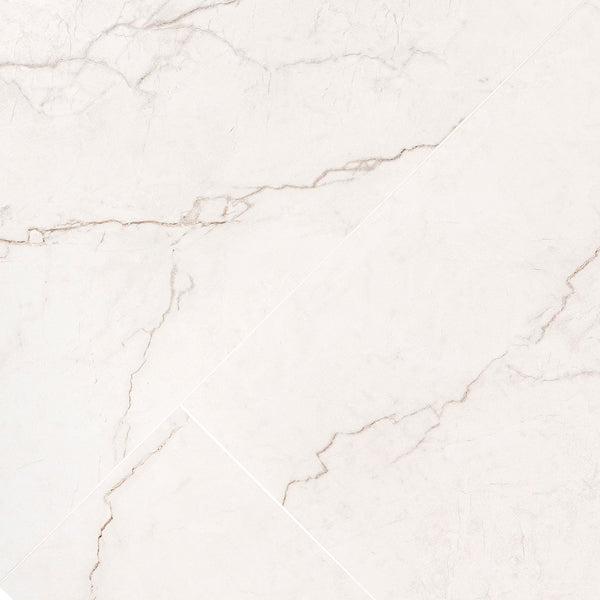 MSI Stone ULC Brighton Gold Polished Porcelain Tile 24 inch x 48 inch 16 sq. ft./Case 0.37 inch Thick Large Format Marble Look Floor and Wall Tile