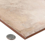 Load image into Gallery viewer, Merola Tile Kings Alora Clay 17.63 inch x 17.63 inch Ceramic Floor and Wall Tile – 10.95 sq. ft. per Case, Matte Textured Finish