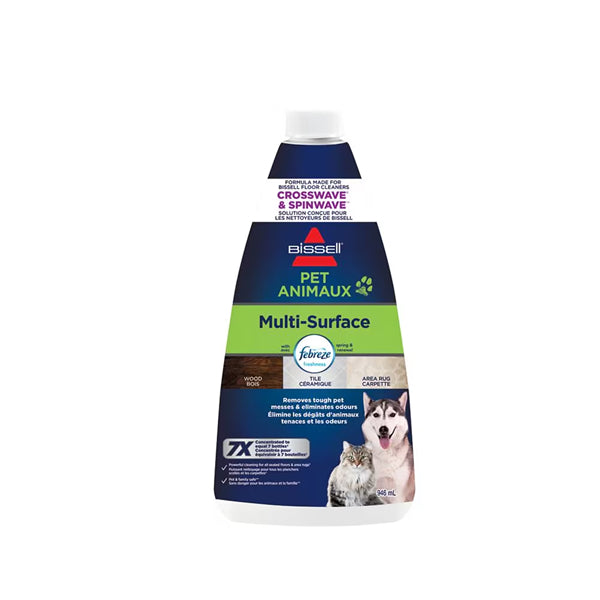 Bissell Multi-Surface Pet with Febreze® Freshness for CrossWave® – 4 Pack of 32 oz. Bottles