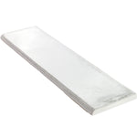 Charger l'image dans la visionneuse de galerie, Ivy Hill Moze White 3 in. x 12 in. Ceramic Bullnose Wall Tile Trim