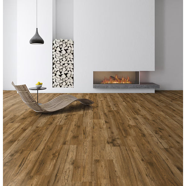 Revêtement de sol stratifié aspect bois Truswell II, collection Home Decorators, 14 mm x 7,6 po l x 54,45 po L, beige moyen et beige clair (17,24 pi²/boîte)