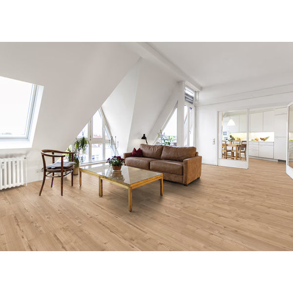 Revêtement de sol stratifié aspect bois brun moyen Lifeproof Northmount Oak, 10 mm x 7,6 po l x 54,45 po L (20,11 pi²/boîte)