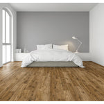Charger l&#39;image dans la visionneuse de galerie, Revêtement de sol stratifié aspect bois Truswell II, collection Home Decorators, 14 mm x 7,6 po l x 54,45 po L, beige moyen et beige clair (17,24 pi²/boîte)
