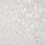 Load image into Gallery viewer, Ivy Hill Tile Fusion Hex Pink Terrazzo 9 inch x 10.5 inch Matte Porcelain Floor and Wall Tile 8.07 sq ft per Case Hexagon