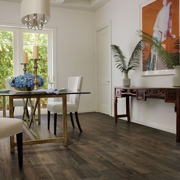 Plancher en bois franc massif Malibu Wide Plank French Oak Boca Raton, épaisseur de 3/4 po, largeur de 5 po (22,60 pi²/boîte)