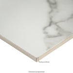 Load image into Gallery viewer, MSI Stone ULC Aviva Bianco 12 inch x 24 inch Glazed Polished Porcelain Floor and Wall Tile – 0.38 inch Thickness, Marble Look White Tile