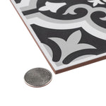 Charger l'image dans la visionneuse de galerie, Merola Tile Harmonia Kings Marrakech Blue Ceramic Floor and Wall Tile 13 inch Width 13 inch Length 12.19 sq ft/case Patterned Matte Finish