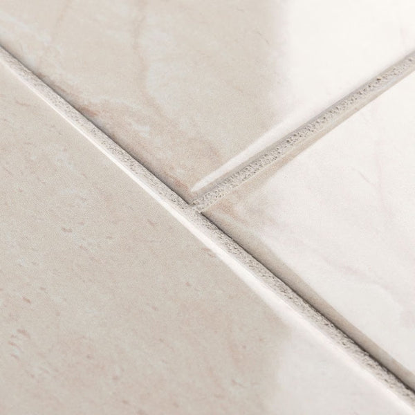 Merola Tile Ferraras Base Ceramic Wall Tile 8 inch Width 12 inch Length 11.2 sq ft/case Glossy Marble Look Finish