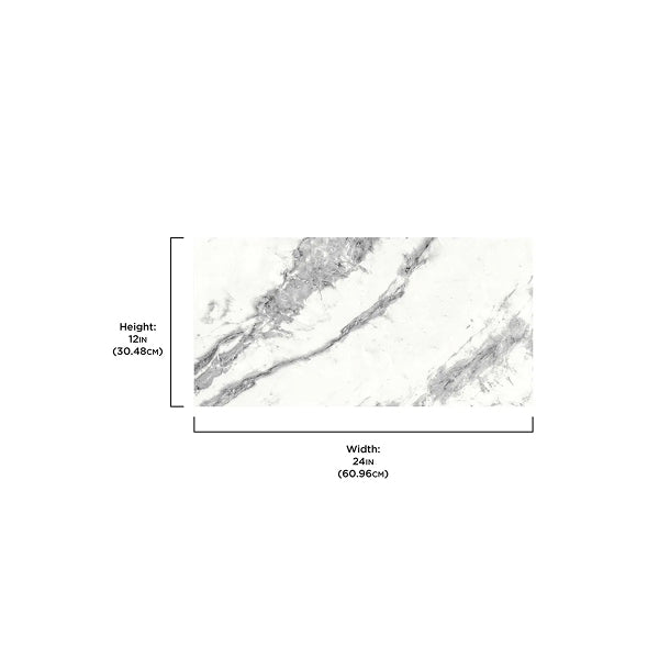 Piazza Marble Peel and Stick Floor Tiles