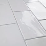 Load image into Gallery viewer, Merola Tile Chester Bianco 3 inch x 6 inch Ceramic Wall Tile – 5.72 sq. ft. per Case, Glossy Smooth Finish