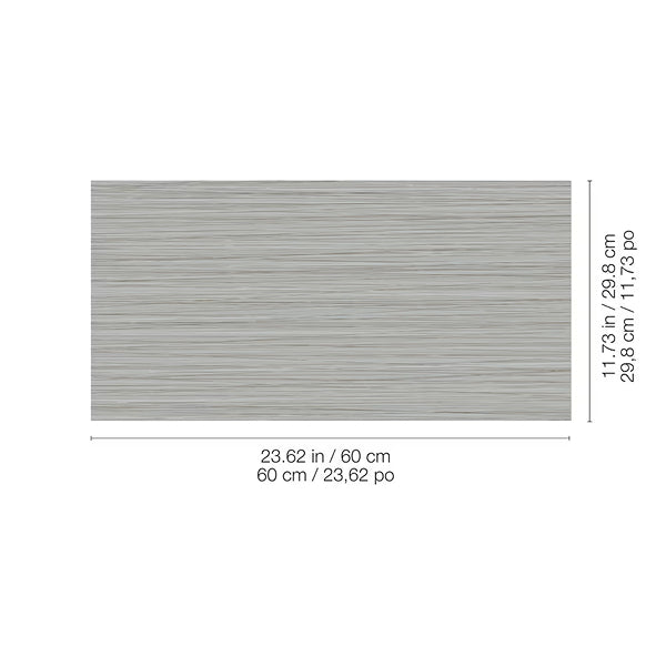 Anatolia Zera Annex Silver Porcelain Tile 0.35 inch Thick 12 inch x 24 inch 16 sq. ft./Case Semi-Gloss Wood Look
