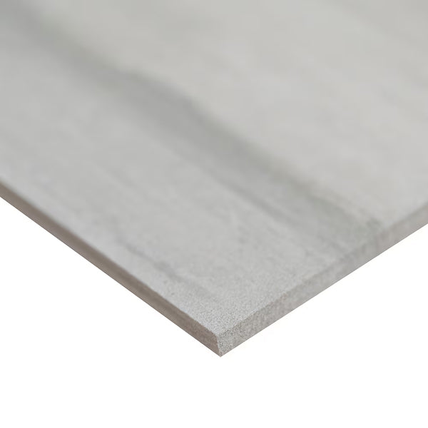 MSI Stone ULC Water Color Grigio Porcelain Tile 8.89 mm Thick 12 inch x 24 inch 12 sq. ft./Case Matte Stone Look Floor and Wall Tile