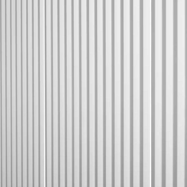 Ivy Hill Tile Linear White Ceramic Wall Tile 11.41 inch Width 35.37 inch Length 11.51 sq ft/case Matte 3D Linear Finish