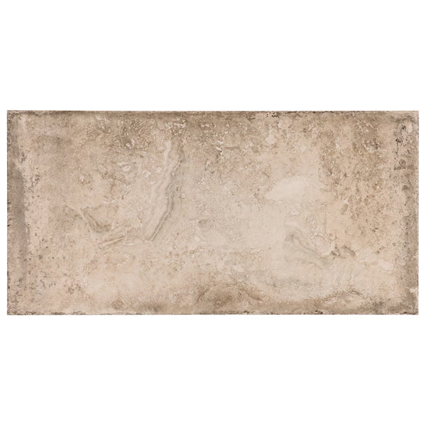 Ivy Hill Tile Granada Delfi Porcelain Tile – 0.37 inch Thick, 12 inch x 24 inch, 11.62 sq.ft/Case – Natural Travertine Look Finish